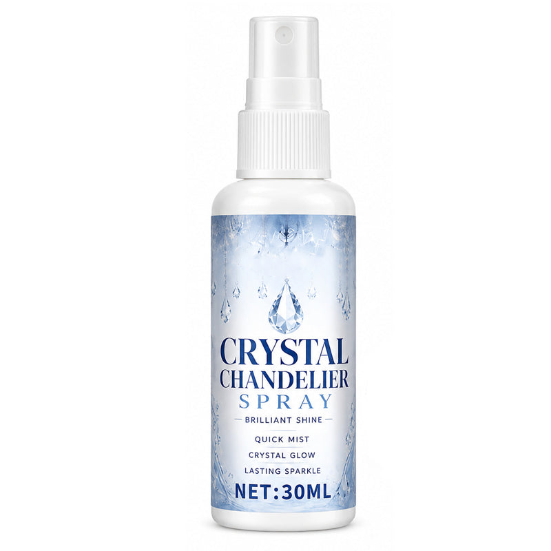 🔥🔥 LAST DAY – Buy 2 Get 4 FREE一$5.83 EACH🎁🔥 Crystal Chandelier Cleaner Spray + Cleaning Towel