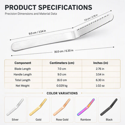 🔥 LAST DAY – Buy 2 Get 4 FREE一$5.83 EACH✨ Professional 304 Stainless Steel 3-in-1 Butter Knife and Spreader