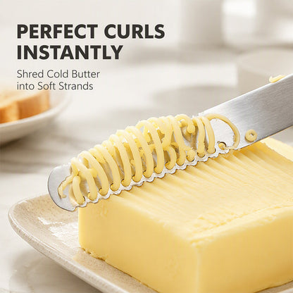 🔥 LAST DAY – Buy 2 Get 4 FREE一$5.83 EACH✨ Professional 304 Stainless Steel 3-in-1 Butter Knife and Spreader